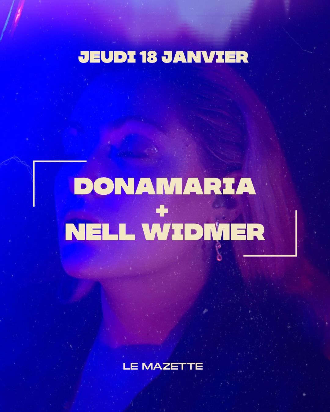 Affiche du concert live Nell Widmer à PARIS