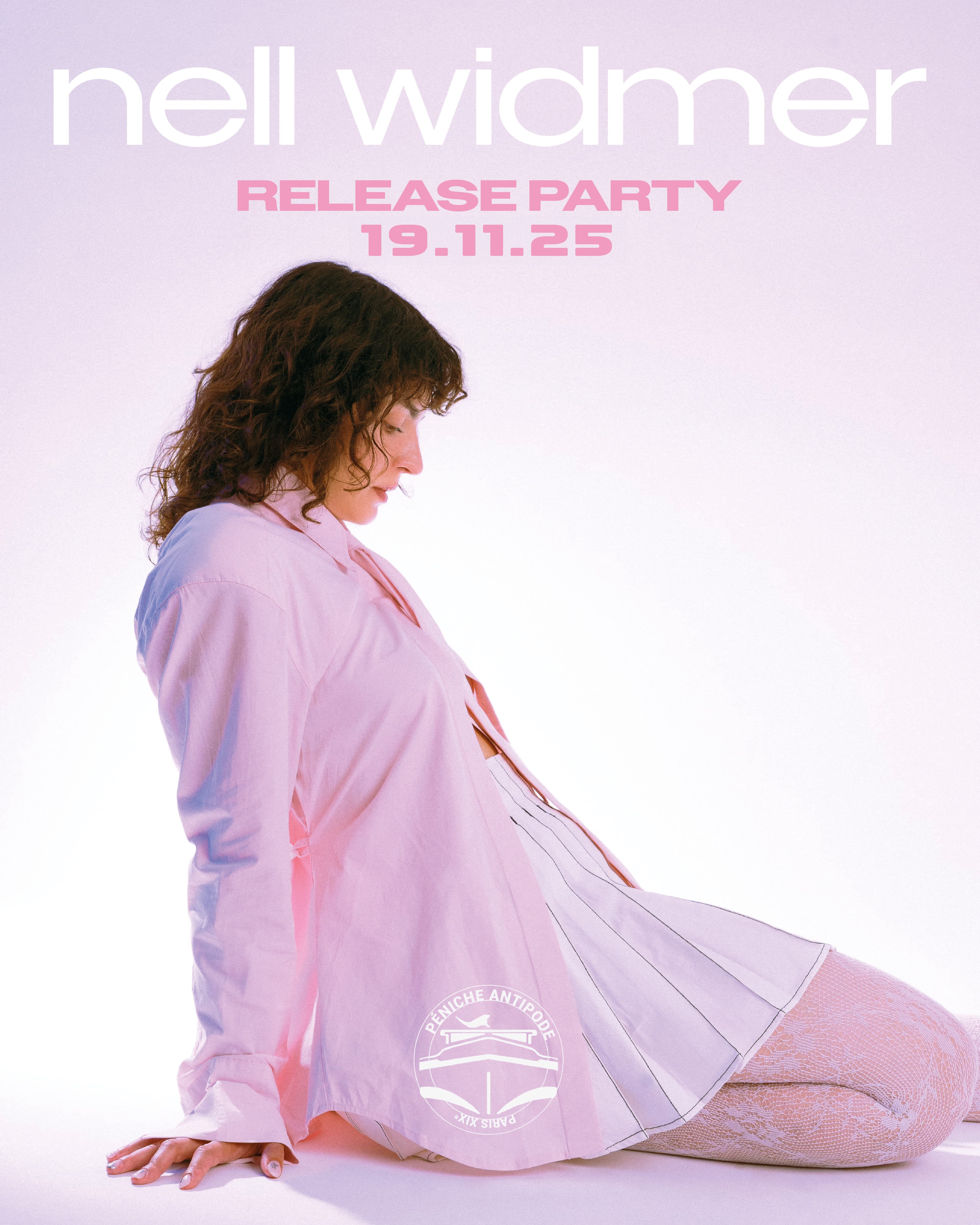 Affiche du concert live Nell Widmer à pairs péniche antipode